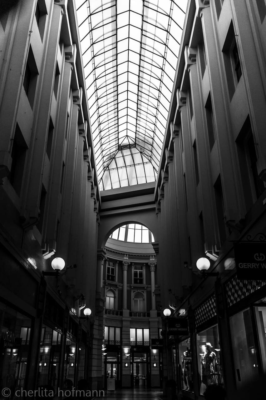 Historic arcade interior