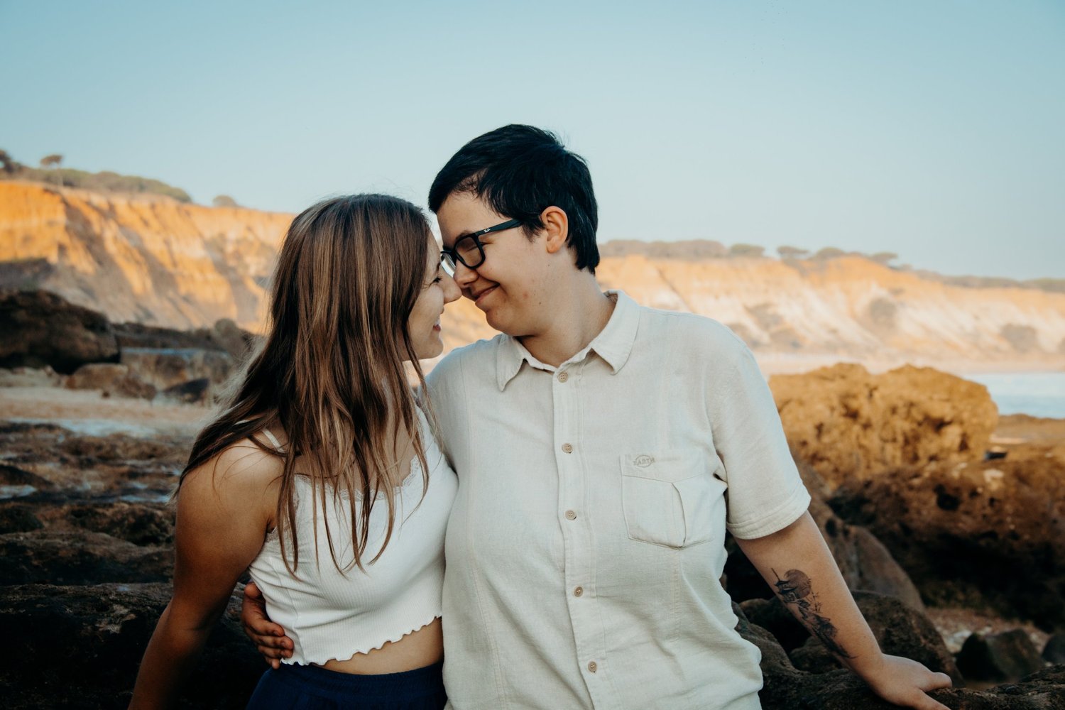 Engagement couple Algarve