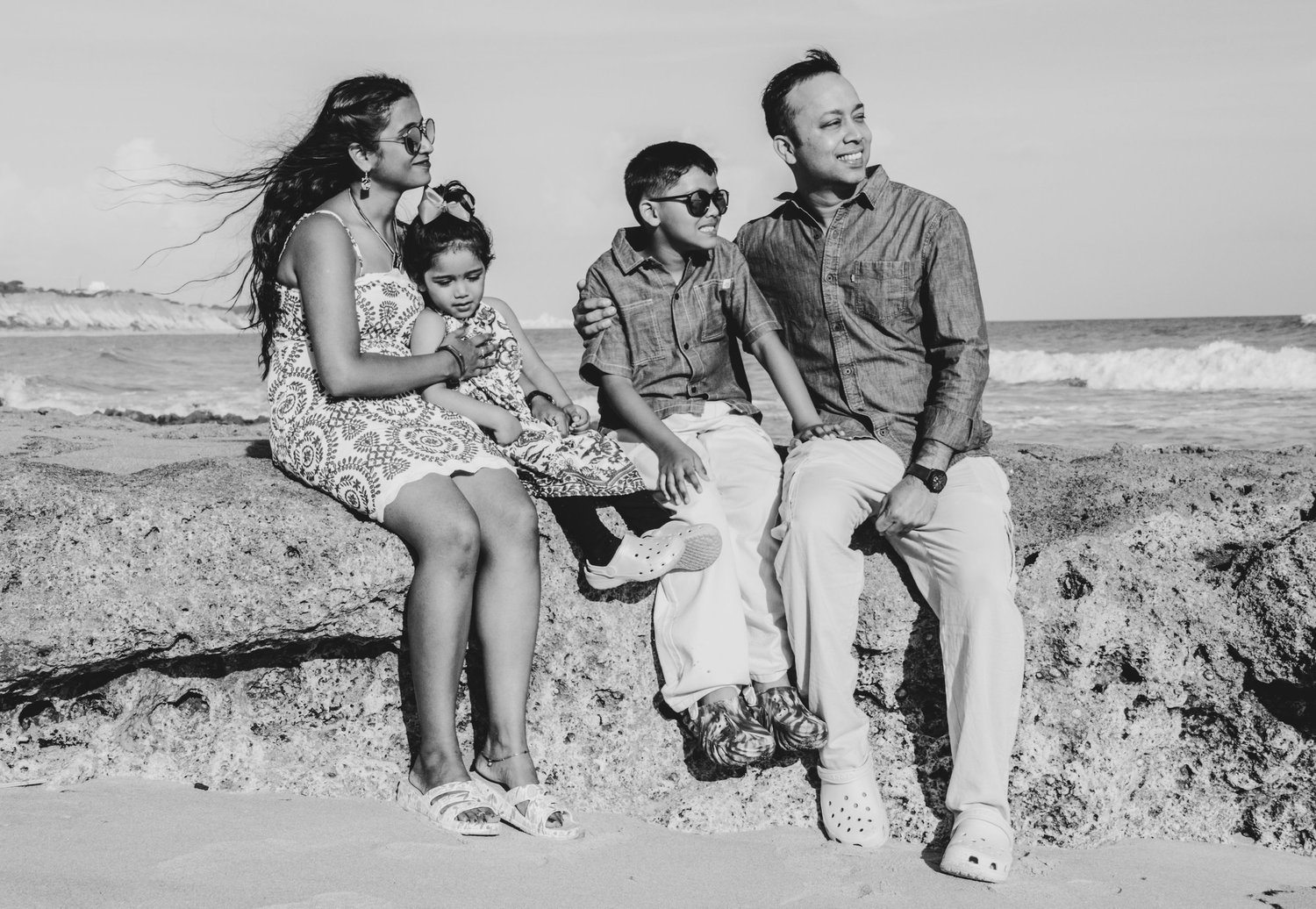 Family photoshoot Algarve